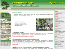 Tablet Screenshot of bonsaje-vysocina.cz